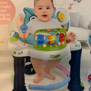 Title: Tiibaby 2-in-1 Baby Walker & Activity Jumper – Interactive Musical Seat