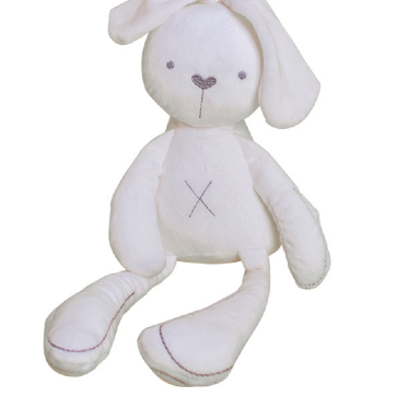 Mamas & Papas Millie & Boris Floppy Bunny Plush Toy – White Comfort Bunny