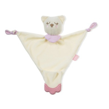 Babyjem Sleeping Friend Teether – Pink Teddy Bear, 0-18 Months