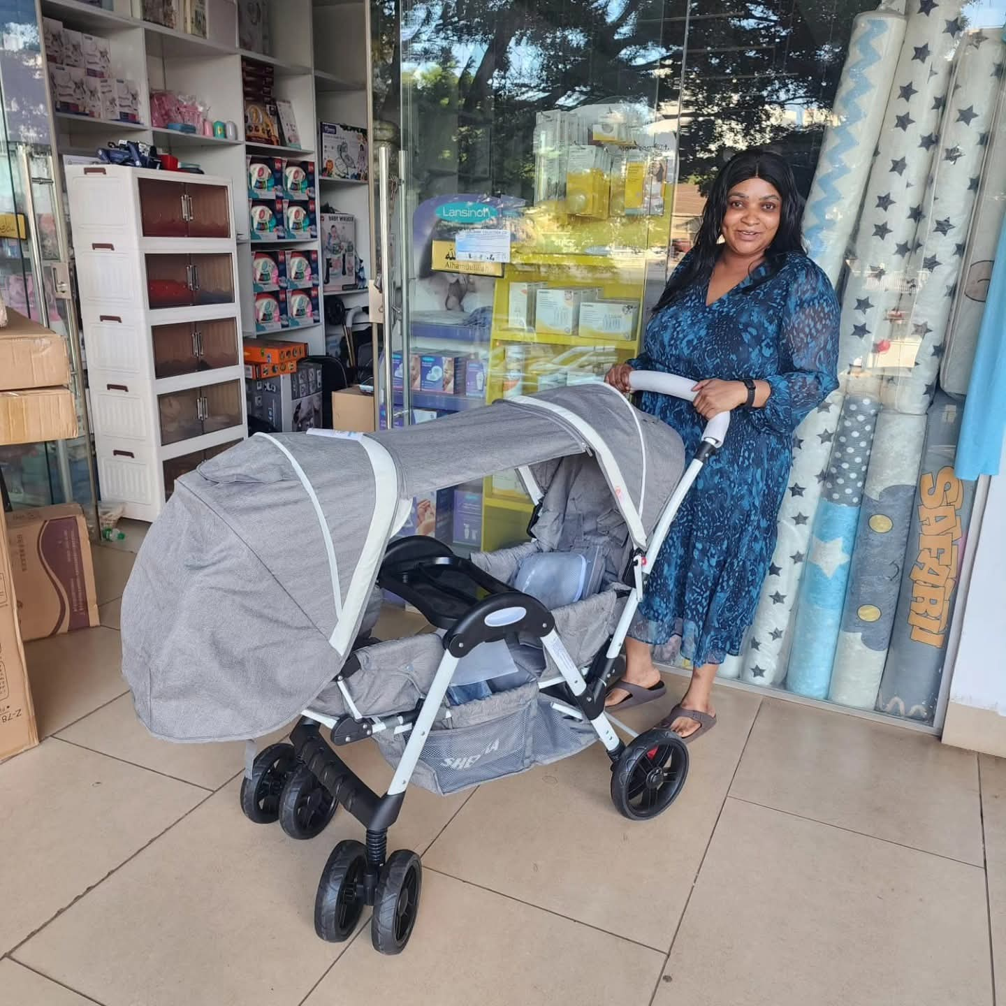 Twin Shenma Baby Stroller  | Double Baby Stroller for Twins | Aquababy Collection Kenya