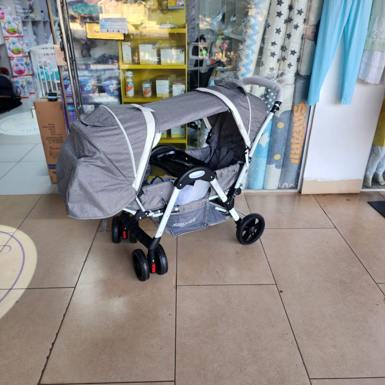 Twin Shenma Baby Stroller  | Double Baby Stroller for Twins | Aquababy Collection Kenya