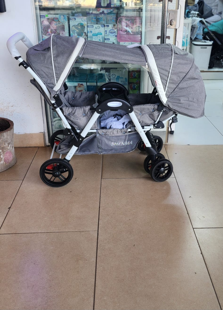 Twin Shenma Baby Stroller  | Double Baby Stroller for Twins | Aquababy Collection Kenya