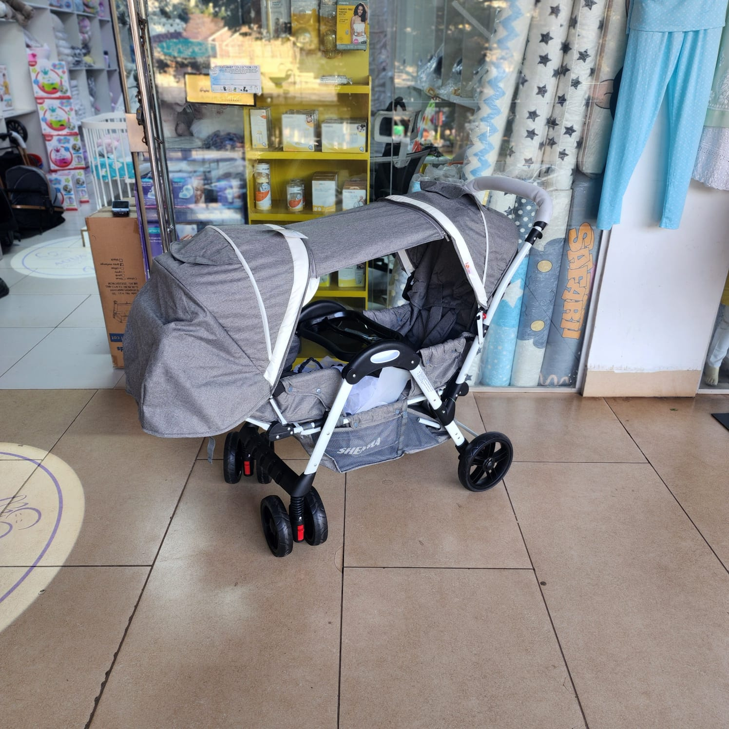 Twin Shenma Baby Stroller  | Double Baby Stroller for Twins | Aquababy Collection Kenya