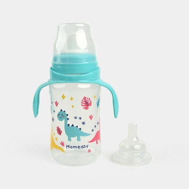Momeasy 330ml Anti-Colic Baby Feeding Bottle | Wide Neck Silicone Nipple
