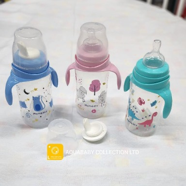 Momeasy 330ml Anti-Colic Baby Feeding Bottle | Wide Neck Silicone Nipple