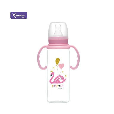 Momeasy 240ml Baby Feeding Bottle with Handles | Anti-Colic BPA Free Bottle