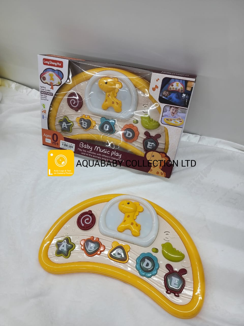 Long Shang Hui Baby Musical Piano Activity Toy with Night Light & Sound Effects (0+ Months)