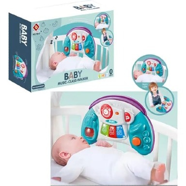 Baby Musical Activity Piano Toy with Lights & Sounds – Educational Cartoon Electronic Organ (0–36 Months)