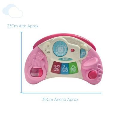 Baby Musical Activity Piano Toy with Lights & Sounds – Educational Cartoon Electronic Organ (0–36 Months)