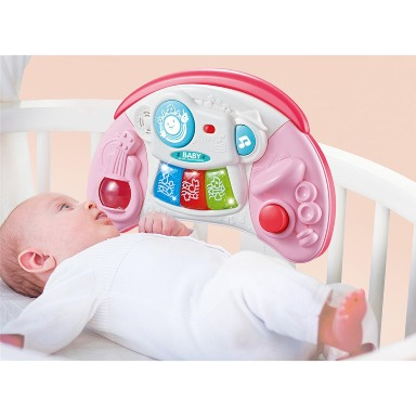 Baby Musical Activity Piano Toy with Lights & Sounds – Educational Cartoon Electronic Organ (0–36 Months)