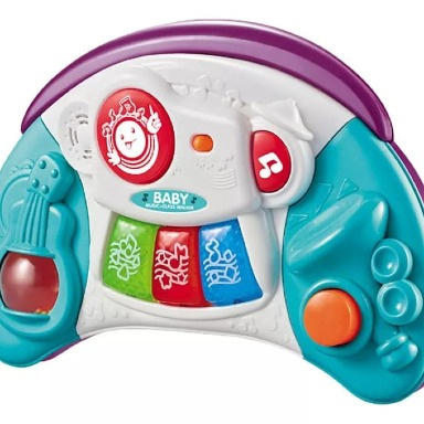 Baby Musical Activity Piano Toy with Lights & Sounds – Educational Cartoon Electronic Organ (0–36 Months)