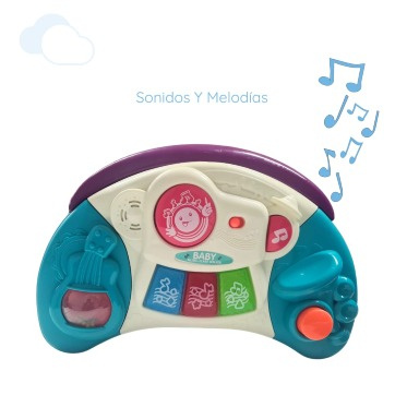 Baby Musical Activity Piano Toy with Lights & Sounds – Educational Cartoon Electronic Organ (0–36 Months)