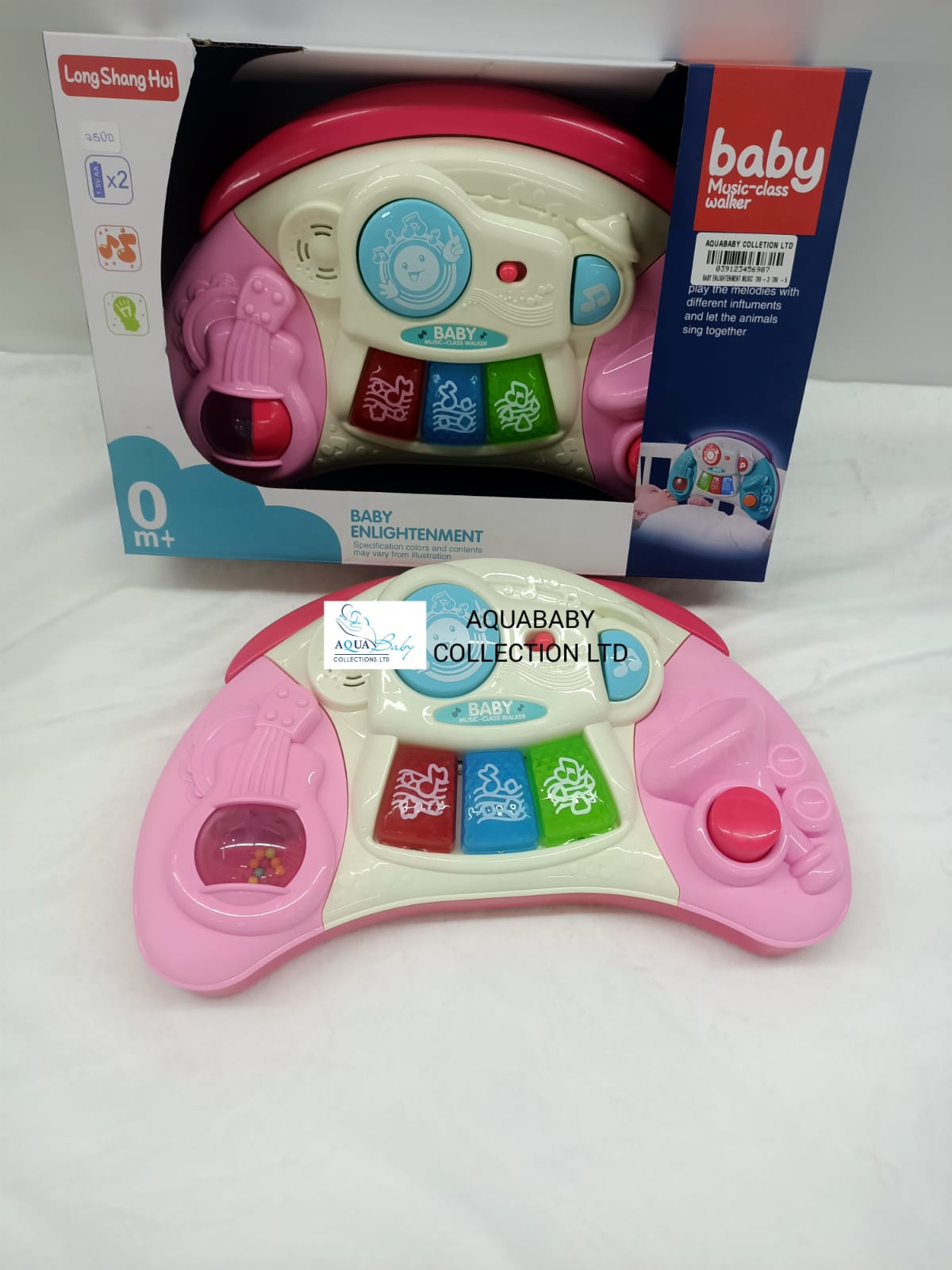 Baby Musical Activity Piano Toy with Lights & Sounds – Educational Cartoon Electronic Organ (0–36 Months)