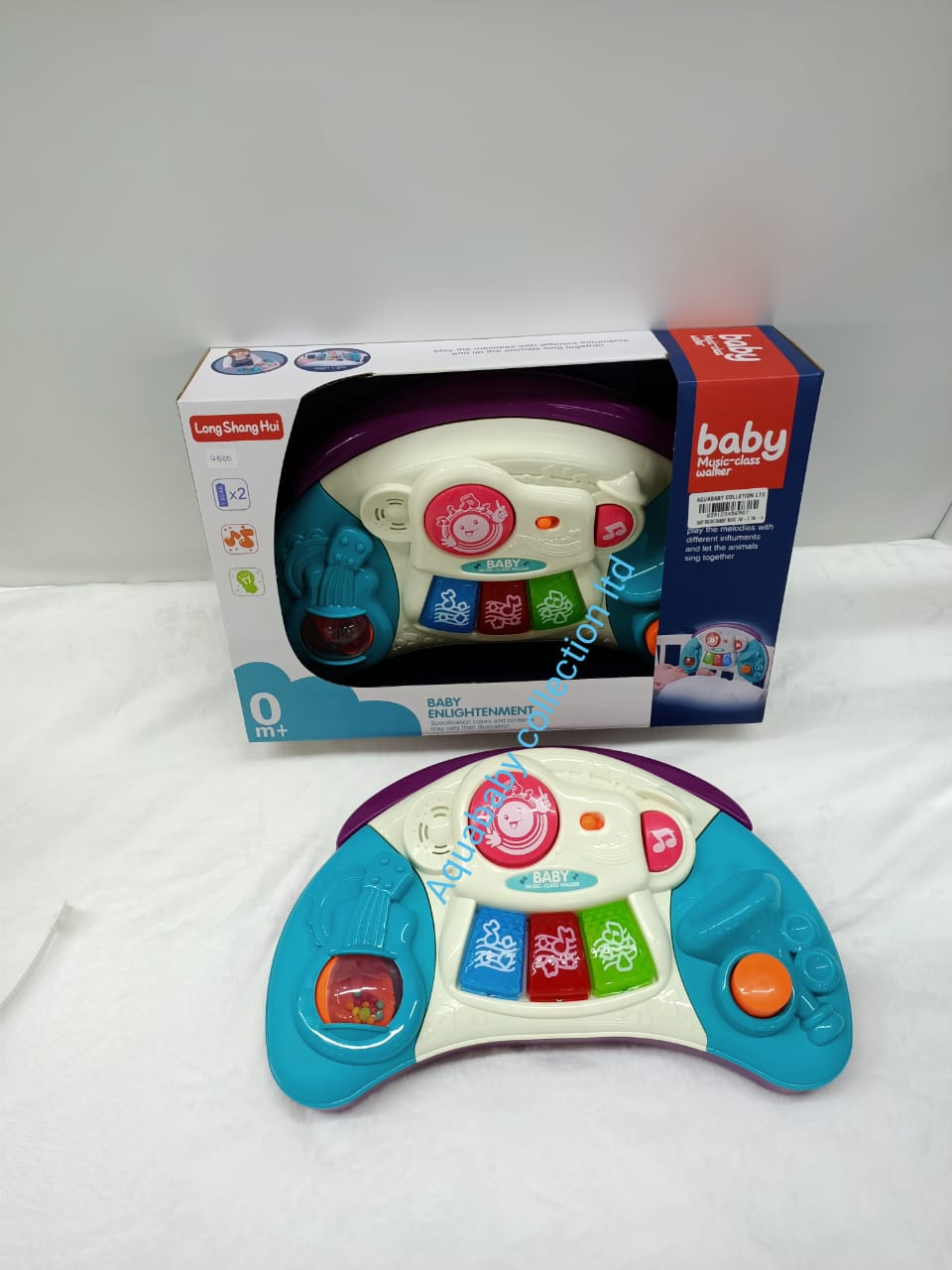 Baby Musical Activity Piano Toy with Lights & Sounds – Educational Cartoon Electronic Organ (0–36 Months)