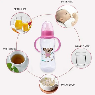 Pretty Baby Feeding Bottle Gift Set | Newborn Essentials Kit with Bag