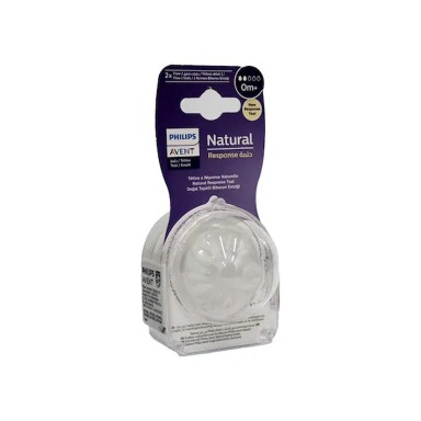 Philips Avent Natural Response Teats 0m+ to 6m+ | Anti-Colic Silicone Nipples