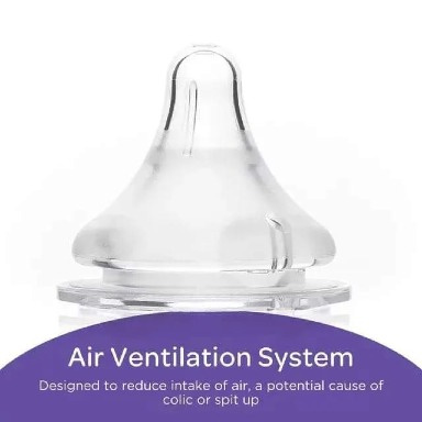 Lansinoh NaturalWave Teats S, M, F | Anti-Colic Silicone Baby Nipples