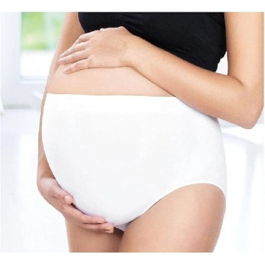 İmer Lingerie 4700 Modal Maternity High-Waist Panty – Soft & Breathable (Black/White)