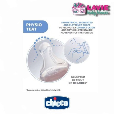 Chicco Perfect 5 Teat | Anti-Colic Wide Neck Bottle Nipple