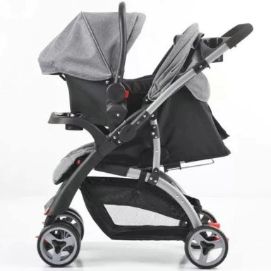 K98  MamaKids Travel System Stroller with Infant Car Seat – Gray | Aquababy Collection Kenya