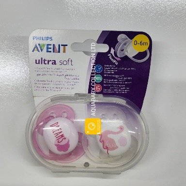 Philips Avent Ultra Soft Pacifiers 0–6 Months | Twin Pack, FlexiFit Shield