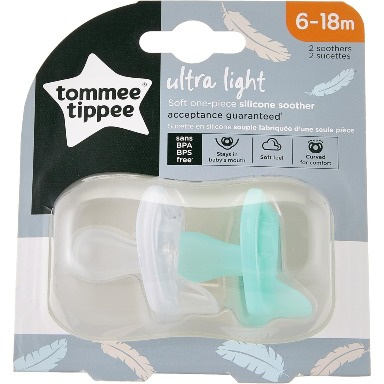 Tommee Tippee Ultra-Light Silicone Soother 6–18 Months | BPA-Free