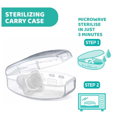 Chicco PhysioForma Mini Soft Pacifier 2–6 Months | Glow-in-the-Dark