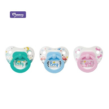 Momeasy Silicone Pacifiers with Cap | BPA-Free Baby Soothers