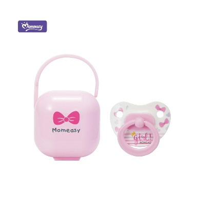 Momeasy Silicone Pacifier with Storage Box | BPA-Free Baby Soother