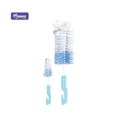 Momeasy 2-in-1 Baby Bottle & Nipple Brush Set | BPA-Free Cleaning