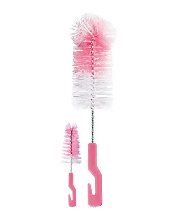 Momeasy 2-in-1 Baby Bottle & Nipple Brush Set | BPA-Free Cleaning
