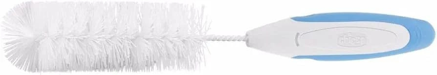 Chicco 3-in-1 Baby Bottle Brush Set | Teat Brush & Sterilizer Tongs