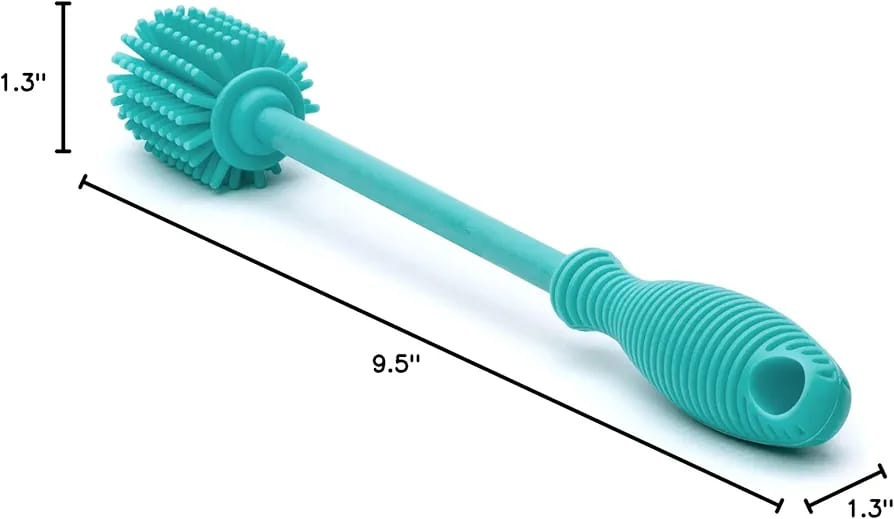 Chicco Silicone Baby Bottle Brush | BPA-Free & Hygienic