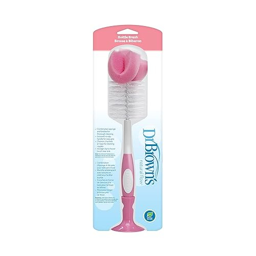 Dr. Brown's Reusable Sponge Baby Bottle Cleaning Brush | BPA-Free