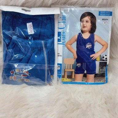 Kids’ Cotton Undershirt & Shorts Set – Boys & Girls | Jeune Clair