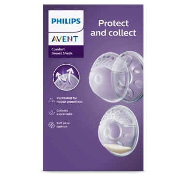 Philips Avent Comfort Breast Shell Set | Nipple Protection & Milk Collector