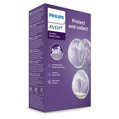 Philips Avent Comfort Breast Shell Set | Nipple Protection & Milk Collector