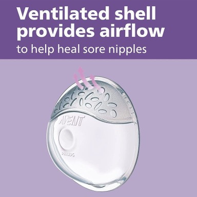 Philips Avent Comfort Breast Shell Set | Nipple Protection & Milk Collector