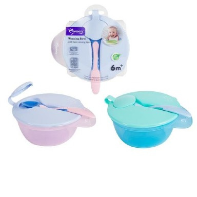 Momeasy Weaning Bowl with Heat Sensing Spoon | Baby Feeding Set