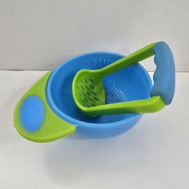 Baby Food Masher Set – Bowl and Hand Masher | BPA-Free Baby Feeding