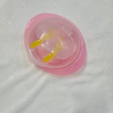 Baby Weaning Feeding Bowl Set | BPA-Free Bowl, Spoon & Fork for 6+ Months