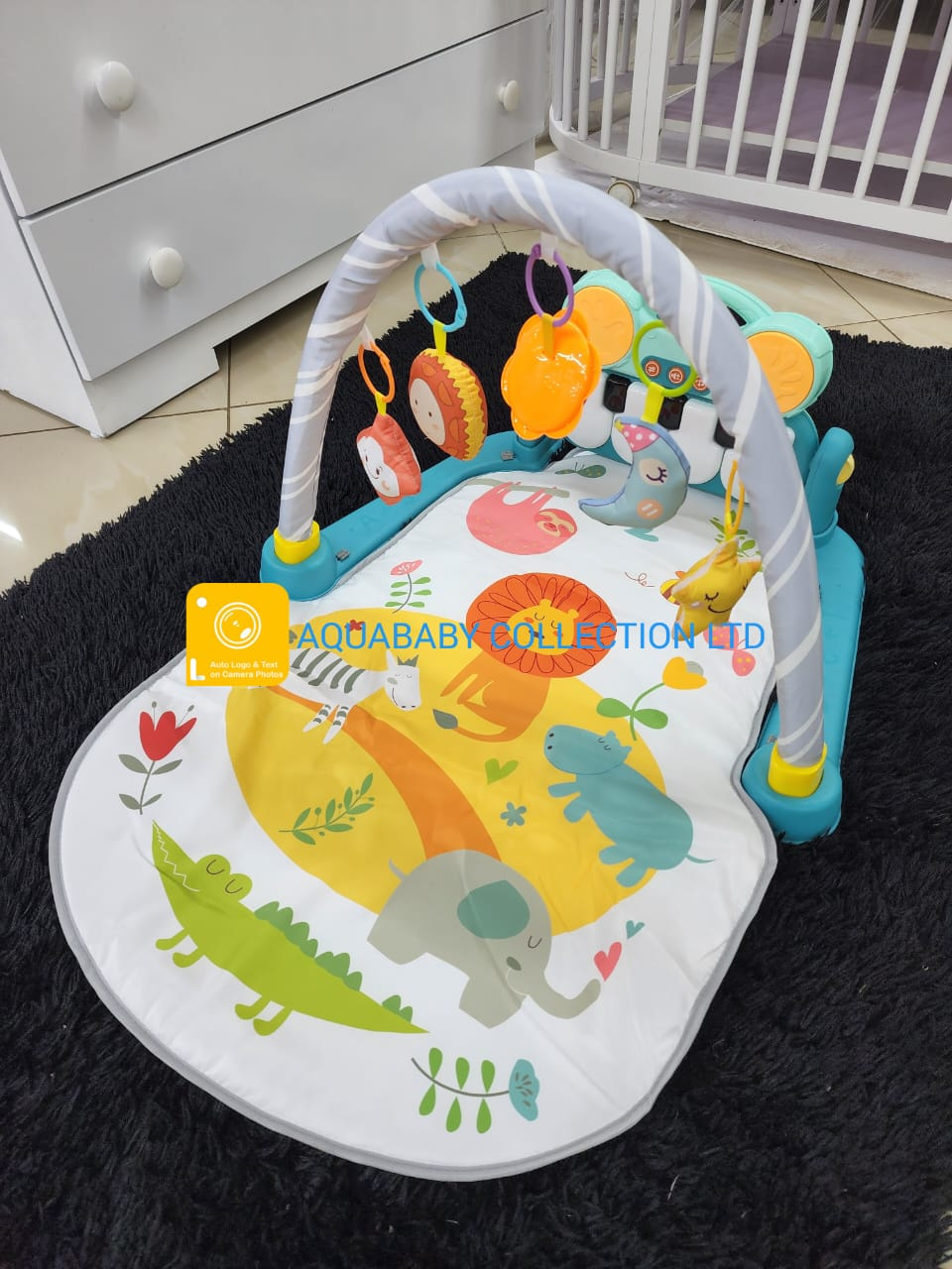 First Step 5-in-1 Baby Play Mat with Piano (Model HE0635) – Interactive Activity Gym for Newborns & Toddlers
