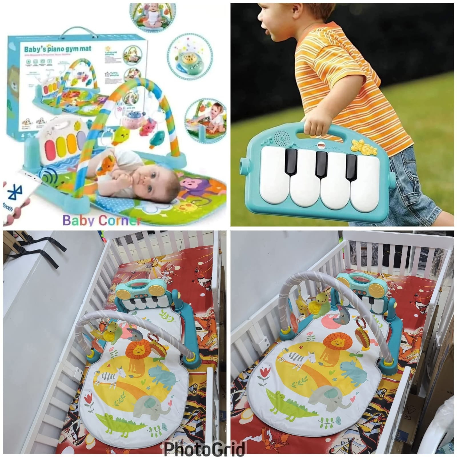 First Step 5-in-1 Baby Play Mat with Piano (Model HE0635) – Interactive Activity Gym for Newborns & Toddlers