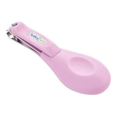 Sevi Bebe Baby Easy Grip Nail Clipper (0+ Months) – BPA Free, Safe & Comfortable Design (Blue & Pink)