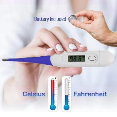 Pulsemed Digital Thermometer for Babies & Adults – Fast & Accurate Body Temperature Reader