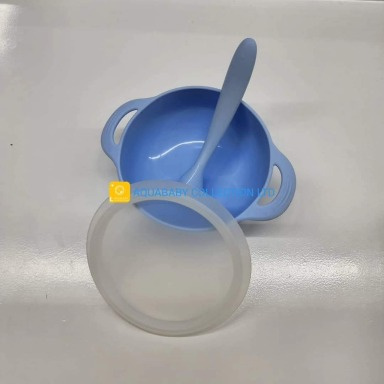 Silicone Suction Baby Feeding Set | BPA-Free Bowl & Spoon