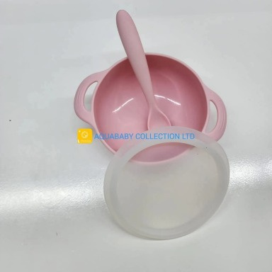 Silicone Suction Baby Feeding Set | BPA-Free Bowl & Spoon