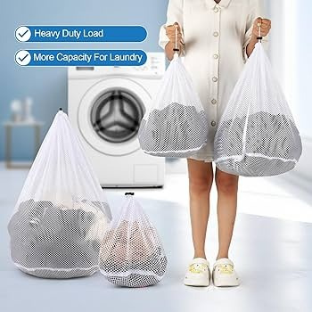 Sevi Bebe Baby Laundry Bag – Protective Mesh Wash Bag for Delicate Baby Clothes