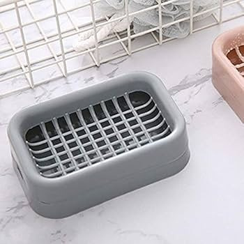 Double-Layer Draining Soap Dish – Keeps Soap Dry & Counter Clean