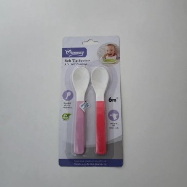 Momeasy Baby Soft-Tip Feeding Spoons – BPA-Free, Ergonomic Infant & Toddler Self-Feeding Spoons (6m+)